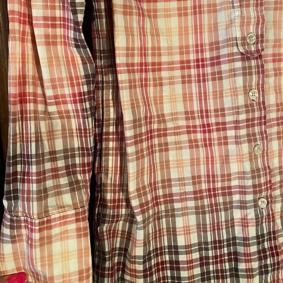 Free People Multi Color Button Down for Layering - Picture 3 of 4